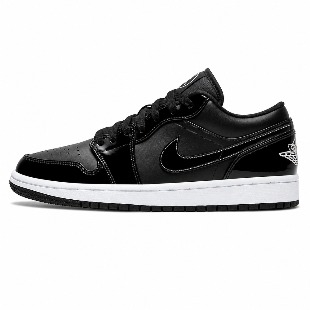 Air Jordan 1 Low – Black Patent 🖤