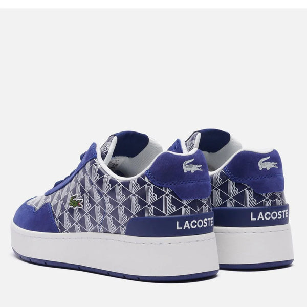 Baskets Lacoste Court Master Monogram Bleu & Blanc