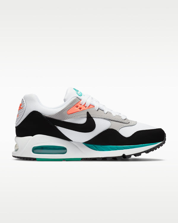 Nike Air Max Correlate – Blanc / Noir avec accents Turquoise & Orange