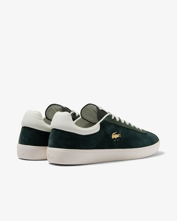 Lacoste Baseshot Premium Suede – Vert Foncé & Blanc
