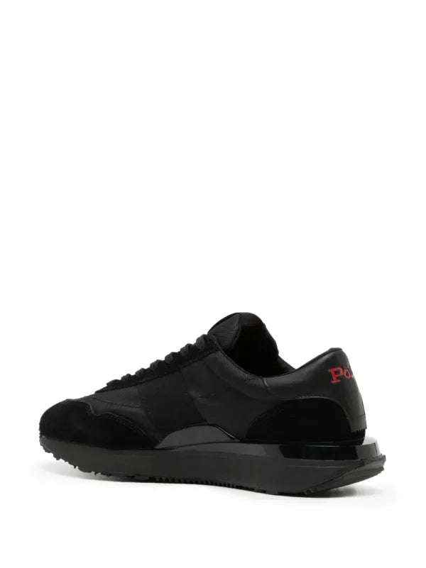 Polo Ralph Lauren Trackster Leather Black – Élégance Sportive