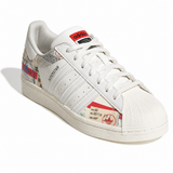 Adidas Superstar « Travel Stamps » – Baskets Unisex Blanc Cassé