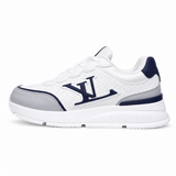 Louis Vuitton LV Trainer Blanc / Bleu Marine & Gris – Sneakers Premium Unisexe