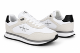Calvin Klein Jeans Retro Runner Blanc & Beige