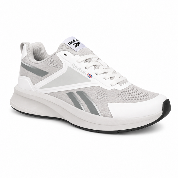 Reebok Running Homme – Gris Clair & Blanc | Chaussures de Sport Légères et Confortables
