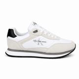 Calvin Klein Jeans Retro Runner Blanc & Beige