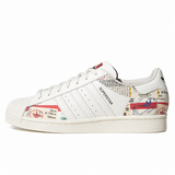 Adidas Superstar « Travel Stamps » – Baskets Unisex Blanc Cassé
