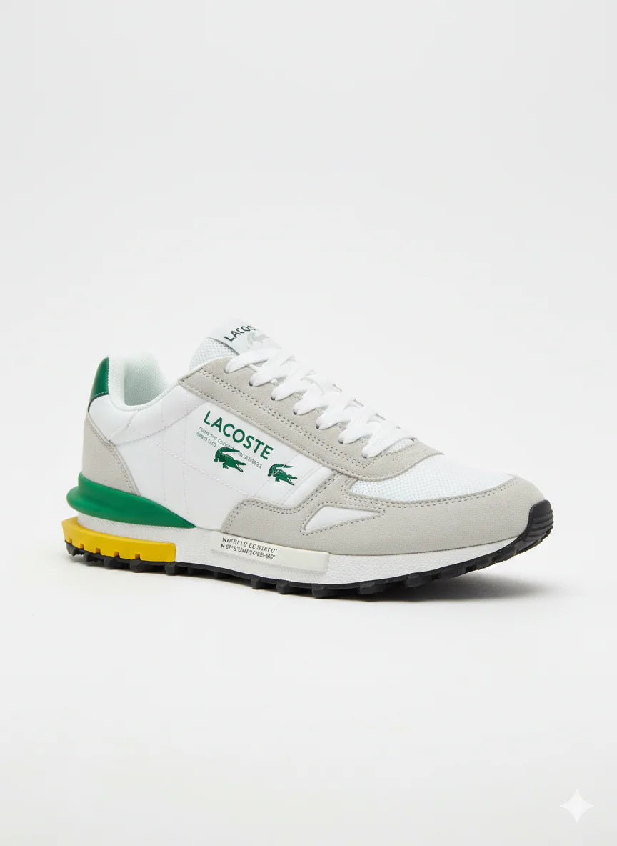 Lacoste Blanc Vert — Élégance Sport & Confort Premium
