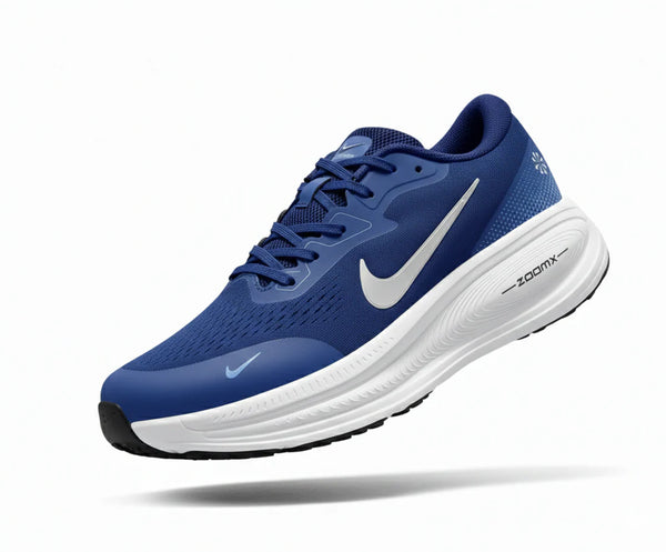 Chaussures de running Nike bleues avec amorti ZoomX