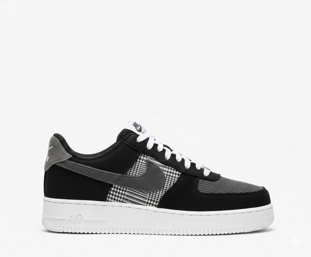 Nike Air Force 1 Noir & Gris — Style Élégant et Confort Premium