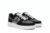 Nike Air Force 1 Noir & Gris — Style Élégant et Confort Premium