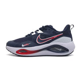 Sneakers Sport Air Confort Bleu Marine & Rouge — Style Dynamique