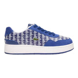 Baskets Lacoste Court Master Monogram Bleu & Blanc
