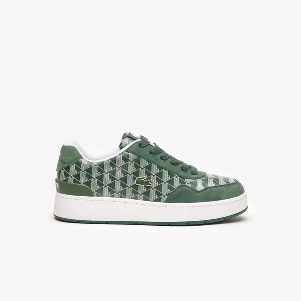Baskets Lacoste Court Master Monogram Vert & Blanc