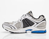 Sneakers Saucony ProGrid Mesh Blanc, Noir & Bleu – Style Running Rétro