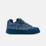 Christian Dior B9S Skater en denim bleu avec le motif Kumo Cannage.