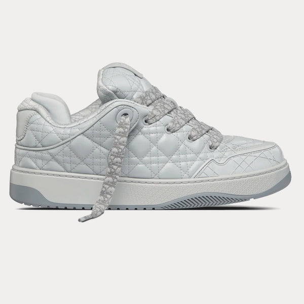 Dior B9S Skater en cuir gris Cannage Kumo.