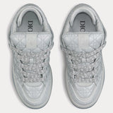 Dior B9S Skater en cuir gris Cannage Kumo.