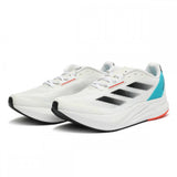 Adidas Duramo Speed en coloris blanc avec des accents cyan