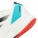 Adidas Duramo Speed en coloris blanc avec des accents cyan