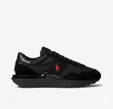 Polo Ralph Lauren Trackster Leather Black – Élégance Sportive