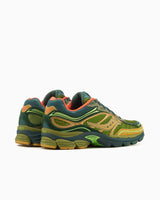 Saucony Omni 9 Premium Vert Olive & Orange – Confort et Style Rétro Running