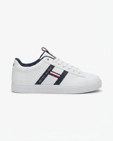Tommy Hilfiger Essential Cupsole – Baskets Homme Blanc/Bleu Marine