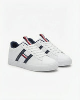 Tommy Hilfiger Essential Cupsole – Baskets Homme Blanc/Bleu Marine