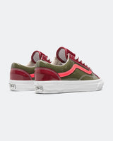 Vans Old Skool – Sneakers Unisex Vert Olive & Bordeaux