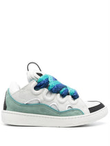 Lanvin Curb Blanc & Vert d’Eau – Sneakers Premium Unisexe